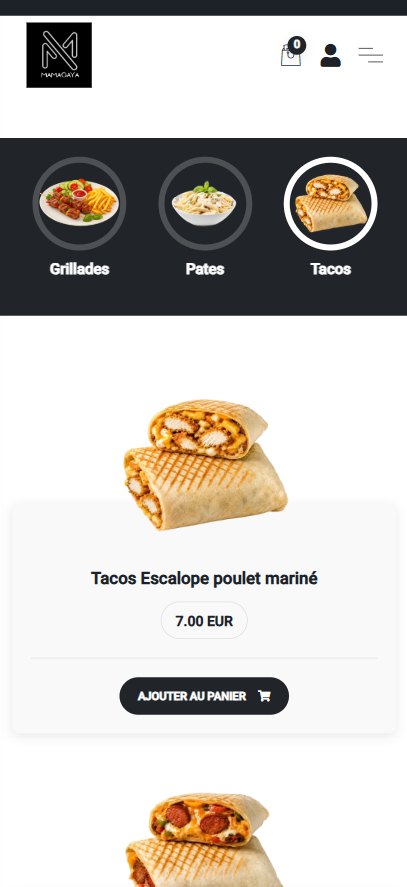 Boutique click & collect Locatouch sur mobile, aux couleurs de l’enseigne